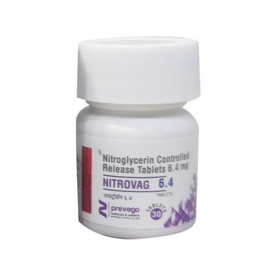 NITROVAG 6.4 Tablet 30's - Angina