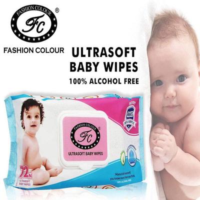 Fashion Colour 72N Ultrasoft Baby Wipes 1's - Diapers & Wipes