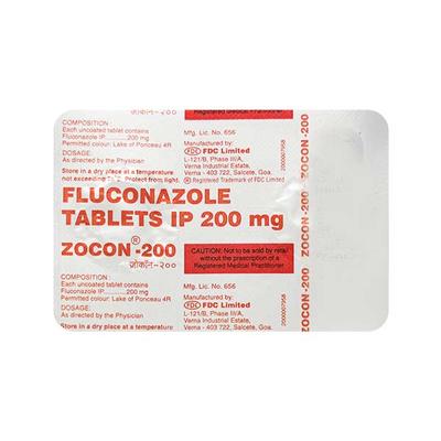 Zocon 200mg Tablet 2'S - Fungal Infections-Anf