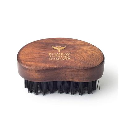 Bombay Shaving Company Pocket Size Beard Brush with Free Faux Leather Pouch - Shavers
