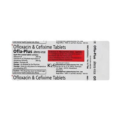 OFLA PLUS Tablet 10's - Bacterial Infections-Cep