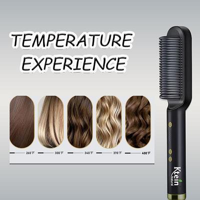 Ktein Hair Straightener Brush Effortless Styling, Fast Heating, Anti-Scald 300 gm - Hair Brushes