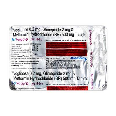 Trivogo 2 Tablet 10'S - Diabetes-Ant