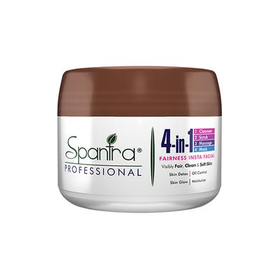 Spantra 4 in 1 Fairness Insta Facial includes Cleanser 500 gm - Facial Kits