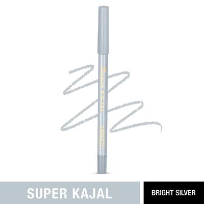 Insight Cosmetics Super Kajal - Bright Silver 1.7 gm - Kajal & Kohls