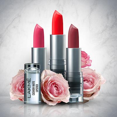 Lakme Cushion Matte Lip Brown Chili 4.5 gm - Lipsticks