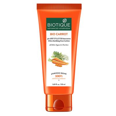 Biotique Bio Pro Lotion Carrot Spf 40 Sunscreen 50 ml - Body Sunscreen