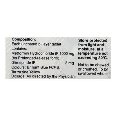GLIMIPREX MF FORTE 3 Tablet 10's - Diabetes-Ant