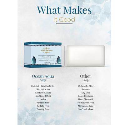Nutriment, Khadi Nutriment Ocean Aqua Soap 125 gm - Soaps