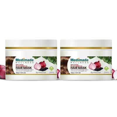Medimade Red Onion Black Seed Oil Hair Mask (Pack of 2) 1's - Hair Masks & Packs
