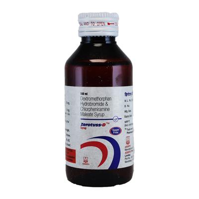 Zerotuss D Sugar Free Syrup 100ml - Cough And Cold-Cou