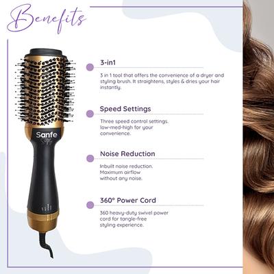 Sanfe Selfly Stunner Blow Drying & Styling Hot Brush 1's - Multi-Stylers