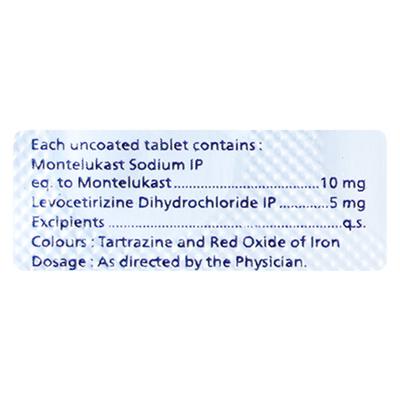 LELET M Tablet 10's - Allergies-Ant