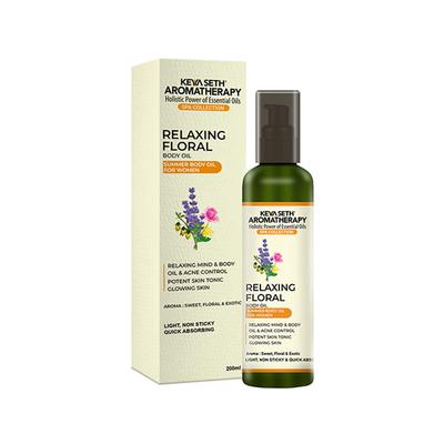 Keya Seth Aromatherapy Relaxing Floral Summer Body Oil Non-Sticky and Quick Absorbing 200 ml - Massage Oils