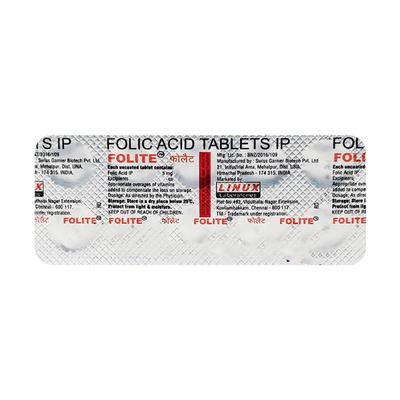 Folite Tablet 10'S - Iron Supplement/Anaemia-Vma
