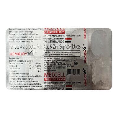 HEMOJOY XT Tablet 10's - Anaemia-VMA
