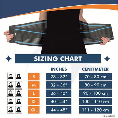 AccuSure Lumbo Support Belt (L) 1's - Knee/Leg Supports