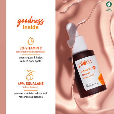 Plum Vitamin C Face Oil 15 ml - Face Oils