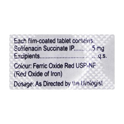 Solikem 5mg Tablet 10'S - Bladder And Prostate Disorders-Dru