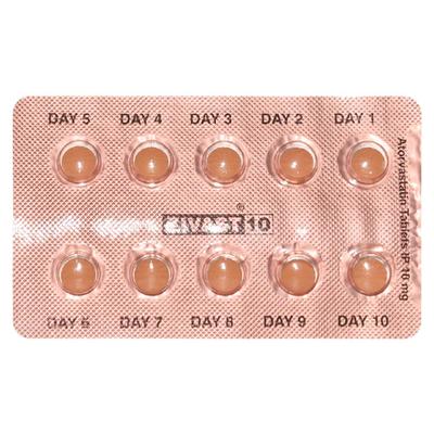 Zivast 10mg Tablet 10'S - High Cholesterol-Dys