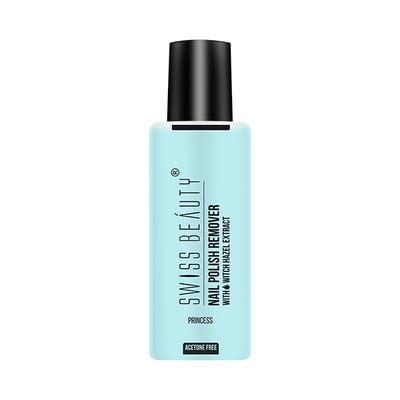 SWISS BEAUTY Nail Polish Remover with Vitamin E Acetone Free- (Princess) 110 ml - Nail Polish Remover