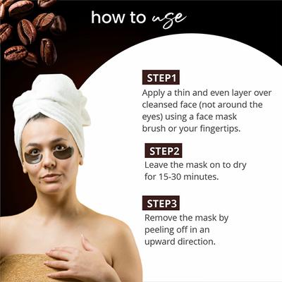 Globus Naturals Coffee Peel Off Mask for Skin Brightening, Suitable for All Skin Types,100gm each 2's - Masks & Peels