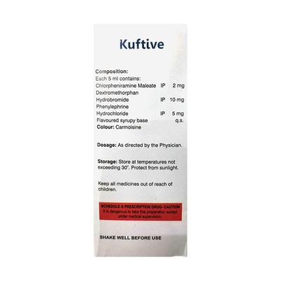 KUFTIVE Syrup 100ml - Cough And Cold-Cou