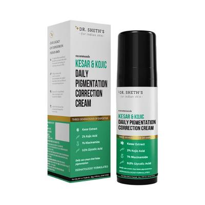 Dr. Sheth'S Kesar & Kojic Daily Pigmentation Correction Cream 30 gm - Face Creams