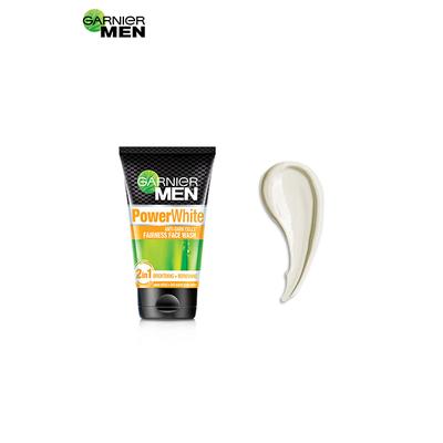 Garnier Men Power White Anti-Dark Cells Fairness Face Wash 100 Gm - Face Wash & Cleansers