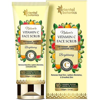ORIENTAL BOTANICS Vitamin C FACE SCRUB 100G + NIGHT CREAM 50G 1's - Face Scrubs