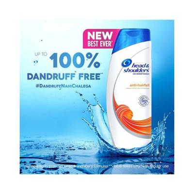 Head and Shoulders 2-In-1 Anti-Hairfall Anti-Dandruff Shampoo + Conditioner 180 ml - Shampoos