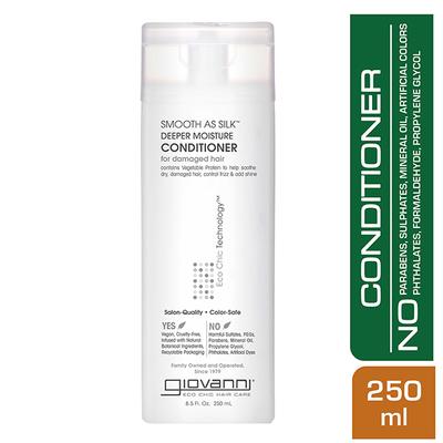 Giovanni Organic Smooth As Silk Deep Moisture Conditioner 250 ml - Conditioners
