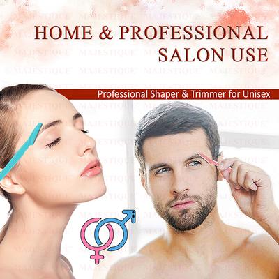 Majestique Eyebrow Razor Shaper & Trimmer Eyebrow Razor FC65 1's - Sharpeners