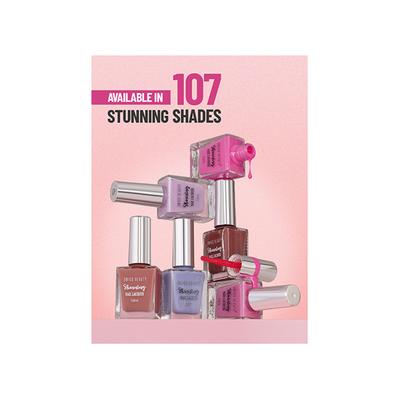 Swiss Beauty Stunning Nail Lacquer Shade - Fi037347-Fushia Pink 10 gm - Nail Polish