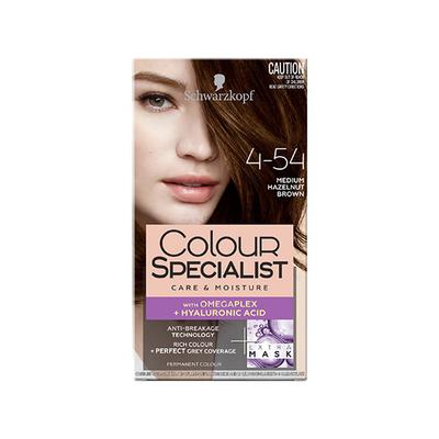 Schwarzkopf Colour Specialist At Home Permanent Hair Colour - 4.54 Medium Hazelnut Brown 165 ml - Crème