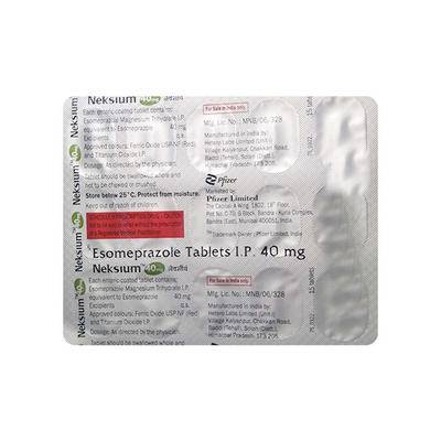 NEKSIUM 40mg Tablet 15's - Ulcer/Reflux/Flatulence-Aaa