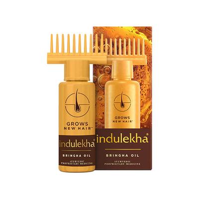 Indulekha Bringha Oil Grows New Hair 100 ml - Hair Oils