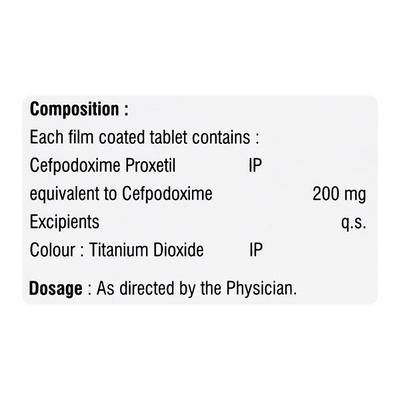 Hhcepo 200mg Tablet 10'S - Bacterial Infections-Cep