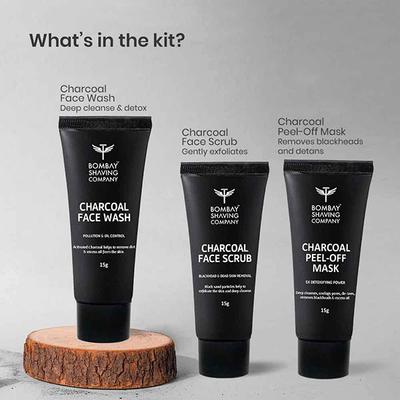 Bombay Shaving Company Activated Charcoal Mini Facial Starter Kit 1's - Facial Kits