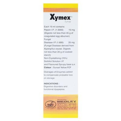 Xymex ORANGE FLAVOUR Syrup 200ml - Digestion-Dig