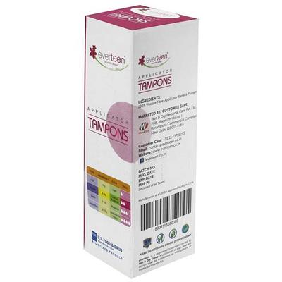 everteen Regular Applicator Tampons for Periods in Women - 1 Pack (8 Tampons) 1's - Tampons