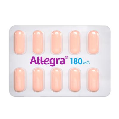 Allegra 180mg Tablet 10'S - Allergies-Ant