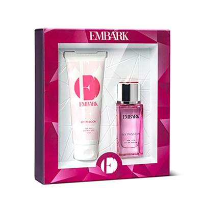 Gift Set - My Passion for Her (30ml EDP + 100ml Shower Gel) 130 ml - Women Perfumes (Edt/Edp)