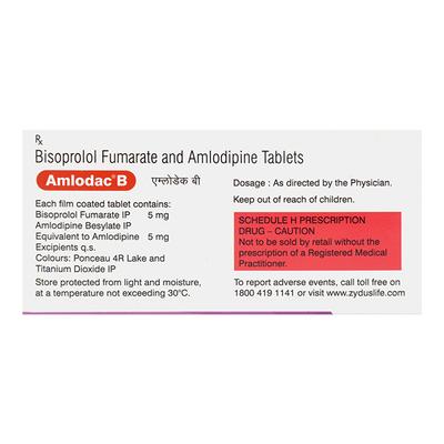 AMLODAC B Tablet 10's - Hypertension-Ang