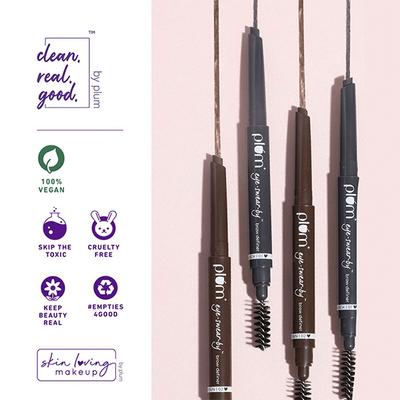 Plum Eye-Swear-By Brow Definer With Vitamin E - Umber Brown 02 0.3 gm - Eyebrow Pencils & Enhancers