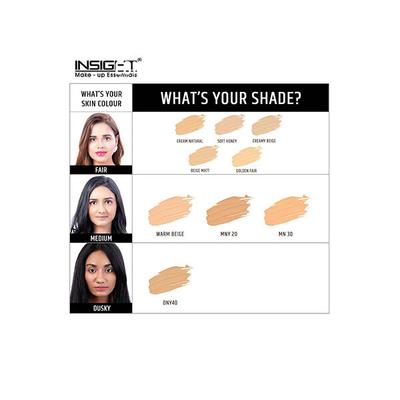 Insight Cosmetics Concealer Foundation - Warm Beige 20 ml - Foundation