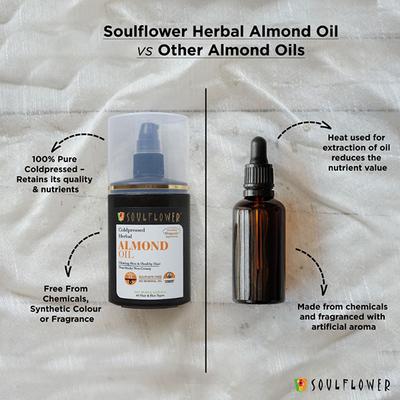 Soulflower Almond Oil 120 ml - Carrier Oils