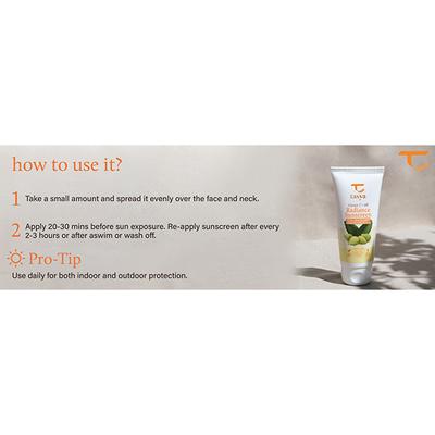 Tasya Vit C + Hyaluronic Radiance Sunscreen 60 ml - Face Sunscreen