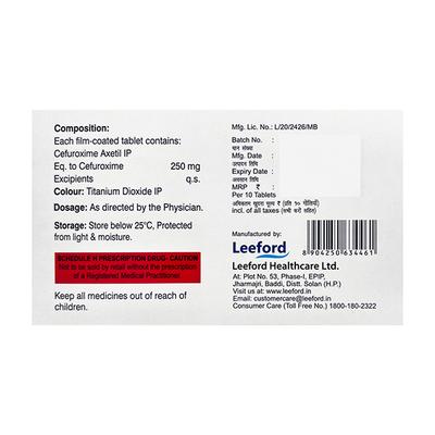VENROXIM 250 Tablet 10's - Bacterial Infections-Cep