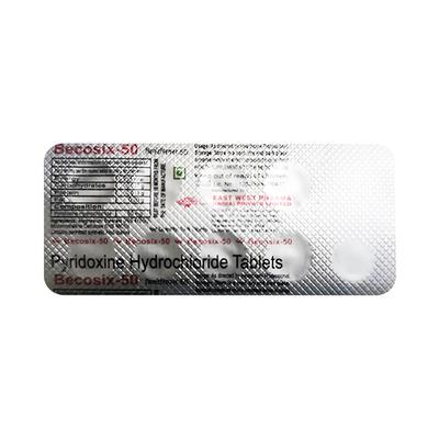 Becosix 50mg Tablet 10'S - Supplements-Vam